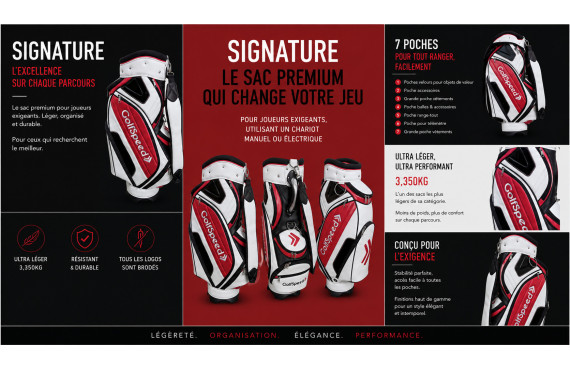 GolfSpeed Signature : le nouveau sac de golf premium conçu pour les joueurs exigeants